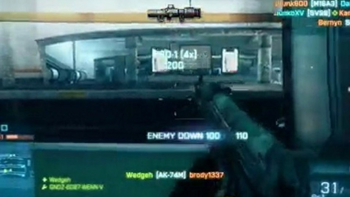 Battlefield 3 Beta Gameplay Operation Metro Footage - GameGrin.com