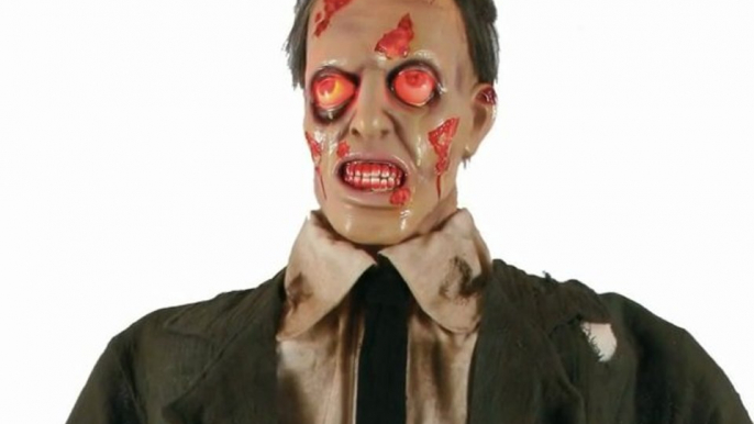 Life Size Animated Zombie Halloween Prop