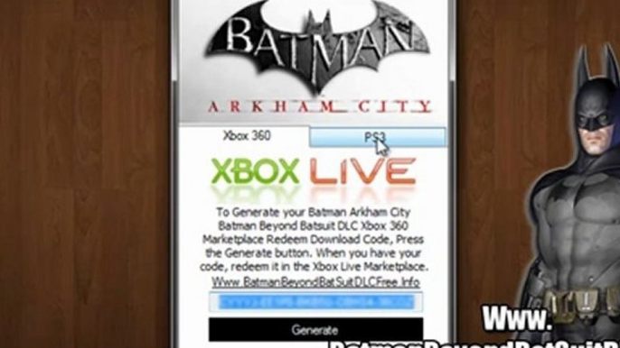 Get Free Batman Arkham City Batman Beyond Batsuit DLC