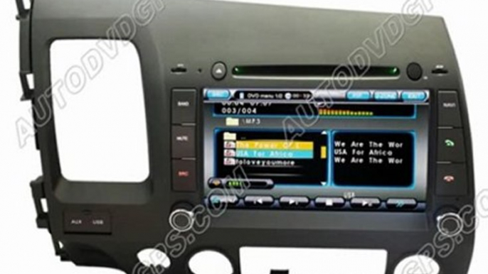 Honda Civic DVD Player with in-dash GPS Navigation and 8" HD Touchscreen reviews