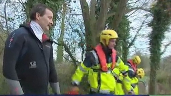 Fécamp, formation des pompiers face aux noyades