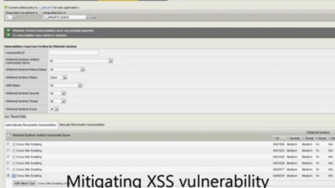 BIG-IP ASM and Whitehat Sentinel Integration