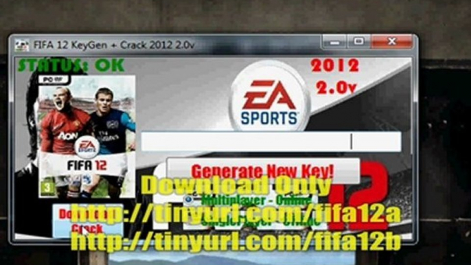 Free FIFA 12 KeyGen + Crack 2012 2.0v Download Serial DVD CD Multiplayer OnLine