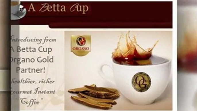 Ganoderma Lucidum, healthier gourmet instant coffee; Organo Gold coffee partner