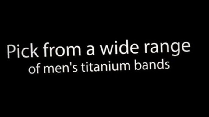 Mens Titanium Bands