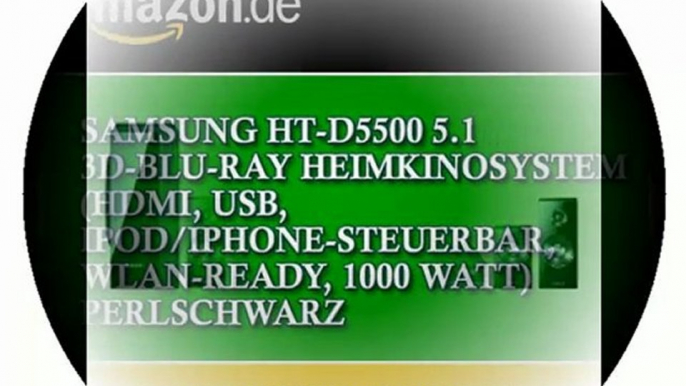 Samsung HT-D5500 5.1 3D-Blu-ray Heimkinosystem