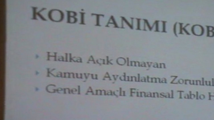 3- (01.12.2011) - İstanbul YMM Odasının Düzenlemiş Olduğu " Türk Ticaret Kanunu İle İlgili Olarak Ticari Kardan, Standartlara Göre Mali Kara Geçiş Uygulaması Konulu Toplantı