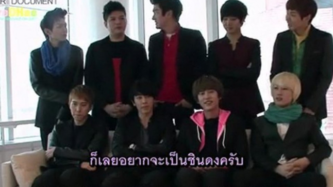 [BeloveDHae Thaisub] 111202 Fuji Next Super Junior Super Document - ถ้าเลือกเกิดใหม่ได้..อยากเกิดเป็นใครใน Super Junior?