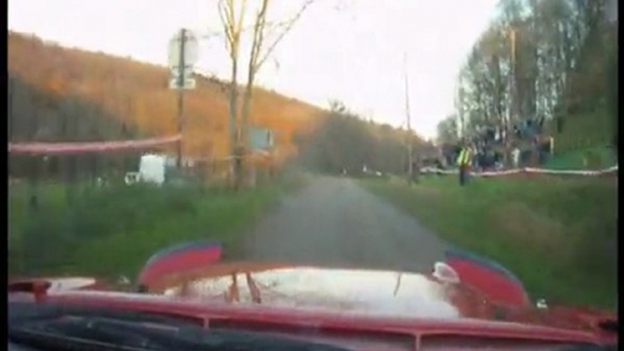 Rallye Nogent 2011 ES 6 Caméra embarquée ESPRIT Ghislain et Manon sur Celica