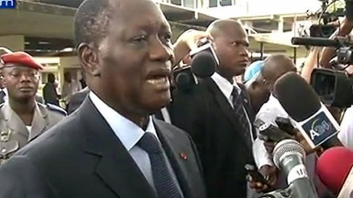 Législatives en Côte d’Ivoire : Alassane Ouattara appelle les Ivoiriens à voter