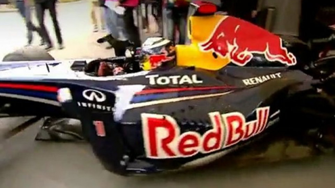 F1 2011 - Red Bull Racing - Milton Keynes Home Run with Vettel  Webber (Clip)