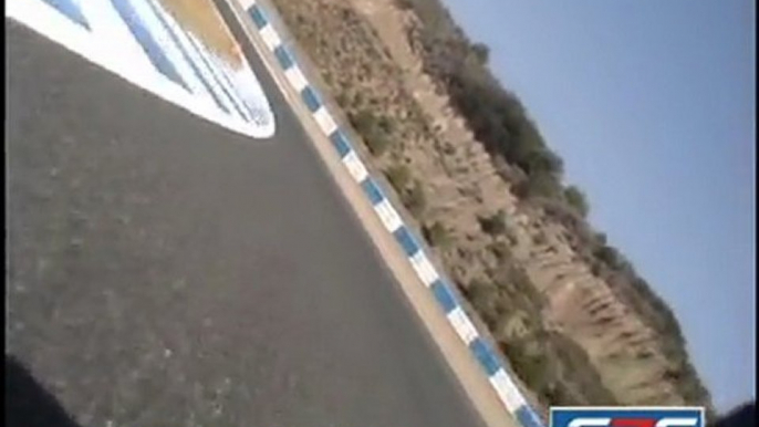 Video de Motos de Vuelta onboard efectuada por piloto Escuela Superbike Racing School en el Circuito de Jerez