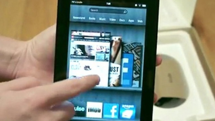 Amazon Kindle Fire Unboxing video