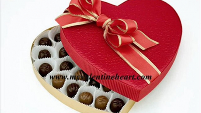 valentine chocolate hearts