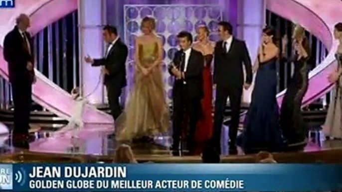 Jean Dujardin sur BFMTV : "je suis tellement heureux!"