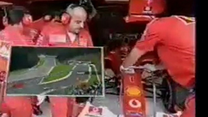 Spa 2002 Qualifying Juan Pablo Montoya swearing about Kimi Räikkönen