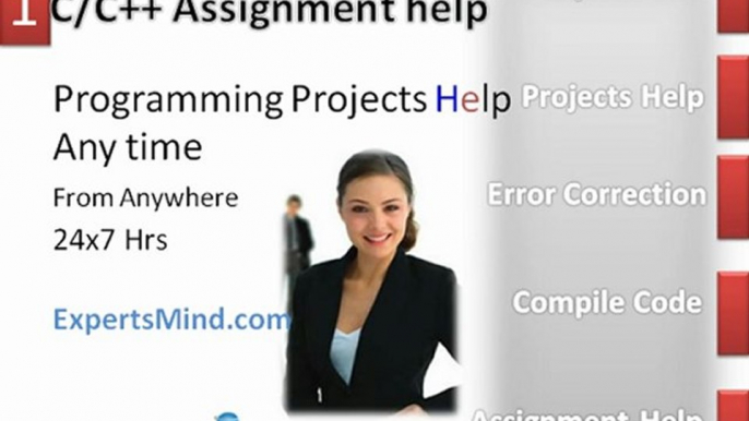 C C++ Programming Assignment Help, C, C++ Solution, ExpertsMind.com