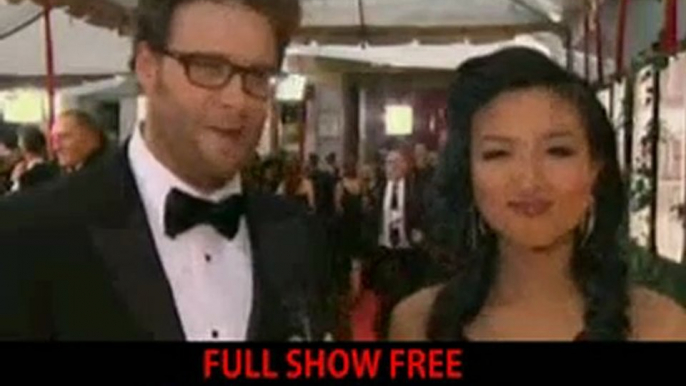 Seth Rogen arrives Golden Globes 2012