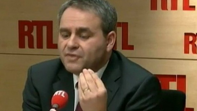 Xavier bertrand, ministre du Travail, était l'invité de "RTL Midi" lundi