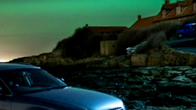 Northern Lights visible over northern England and Scotland