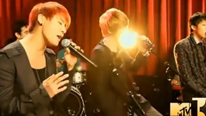 [TVfXQVN's Karaoke + Vietsub] MTVK The secret show - Be My Girl - JYJ