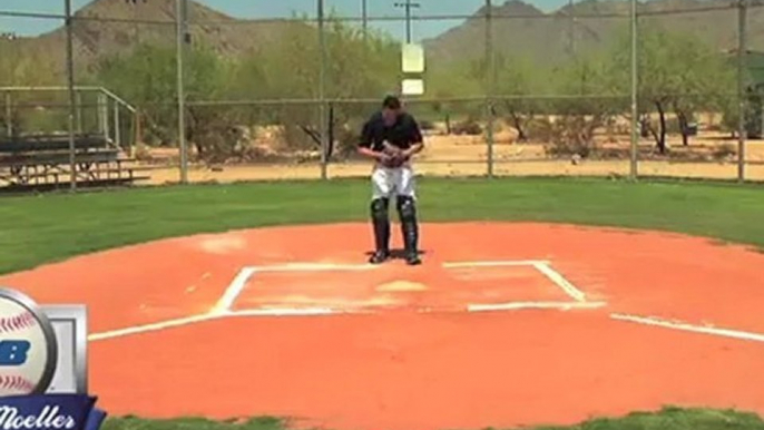 Baseball and Softball Catching Stance - Blocking and Throwing - Chad Moeller