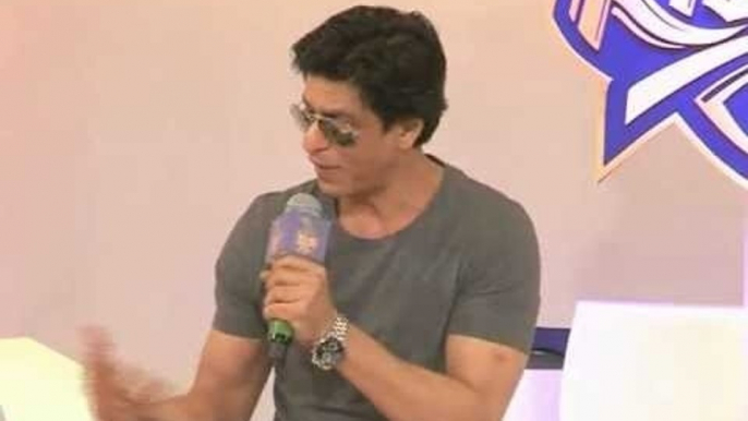 Shahrukh Khan & Juhi Chawla New Look Launch Of 'Kolkata Knight Riders'