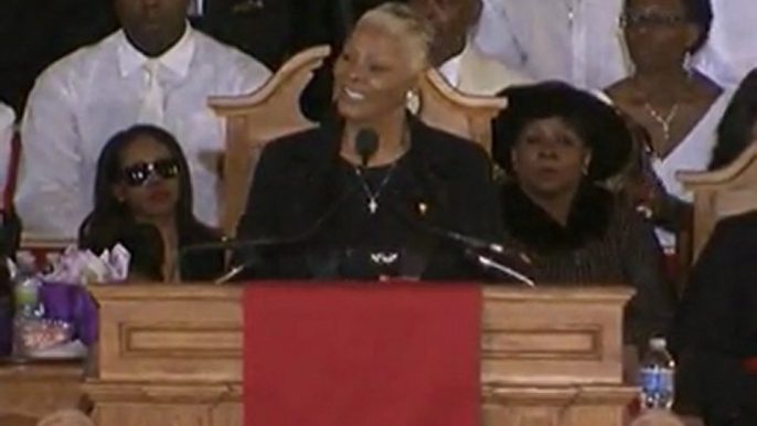 WHITNEY HOUSTON FUNERAL: Dionne Warwick speaks