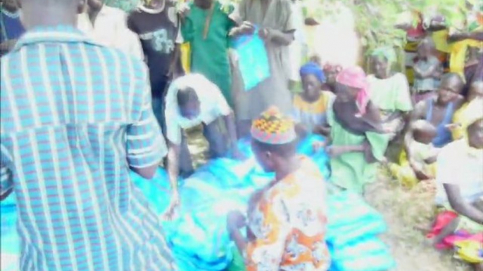 Burkina Faso, Meguet: Bednet distribution