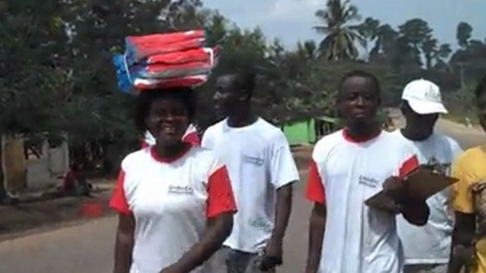 Ghana, Humjibre: Bednet distribution