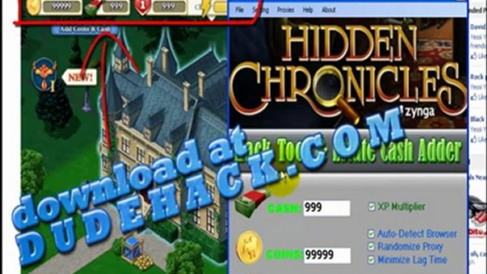 Hidden Chronicles Facebook Cheat Cash (Amazing Hidden Chronicles Cheats Facebook 2012) V3.34