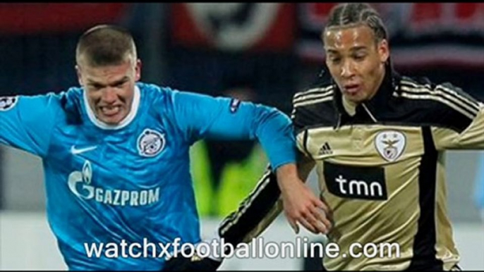 watch Champions League Benfica vs Zenit St Petersburg live streaming