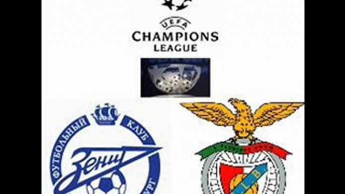 Benfica vs Zenit St Petersburg 6th March 2012 live streaming