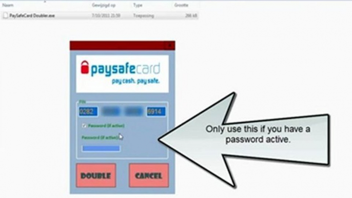 Paysafecard Doubler Hack [March 2012 UPDATE] FREE Download Cheat