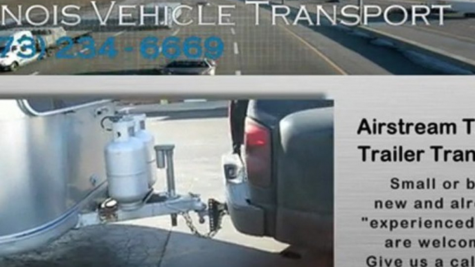 Airstream Travel Trailer Transport CanAm Transportation Inc., 4740 N Cumberland Ave., Chicago IL, 60656, (773) 234-6669