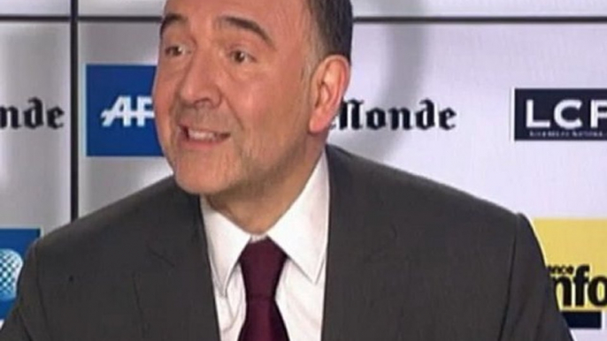 Moscovici et son lapsus "Tous sauf Hollande"