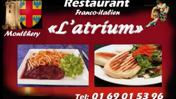 restaurant montlhery l'atrium pizzeria pizzas pates pizza plats a emporter ATRIUM