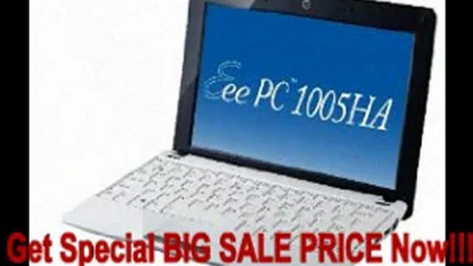 BEST BUY ASUS Eee PC 1005HA-VU1X-WT 10.1-Inch White Netbook - 8.5 Hour Battery Life