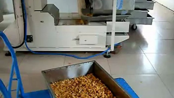 (frozen products ) potato chips packing machine.