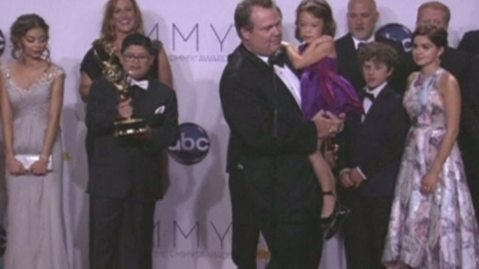 "Modern Family" reacts to big night at Emmys.