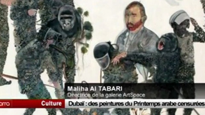 Dubaï, des peintures du Printemps arabe censurées