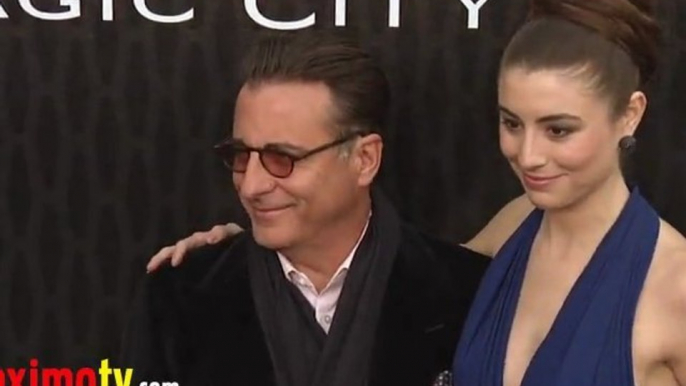 Dominik Garcia-Lorido and Andy Garcia STARZ "Magic City" Los Angeles Premiere