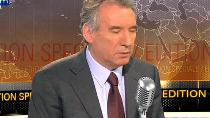 Toulouse : "notre société a du mal à se défendre" estime Bayrou sur BFMTV