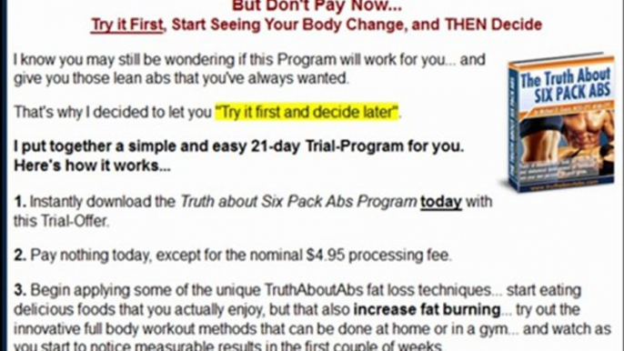 the truth about six pack abs review - 6 pack abs