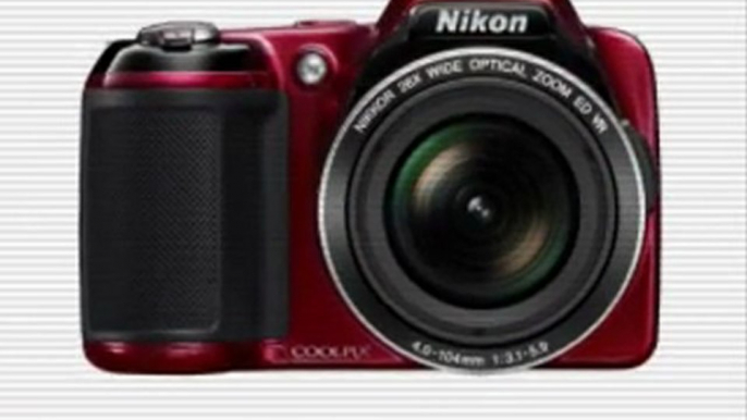 Nikon COOLPIX L810 16.1 MP Digital Camera with 26x Zoom NIKKOR ED Glass Lens and 3-inch LCD (Red)