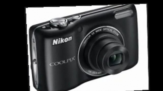 Nikon COOLPIX L26 16.1 MP Digital Camera with 5x Zoom NIKKOR Glass Lens and 3-inch LCD (Black)