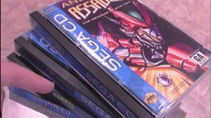 Classic Game Room reviews SEGA CD CASE and MEGA FOAM INSERT