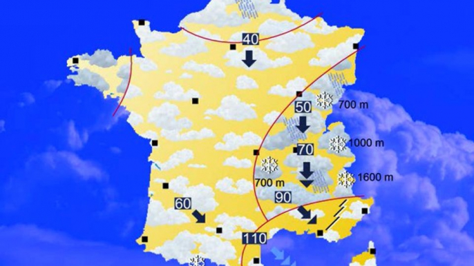 Météo 16 avril 2012: Prévisions à 7 jours: Pluie, fraîcheur, vent, orages !