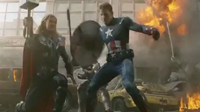 Avengers - Extrait 3 - Combat Captain America et Thor - VOST