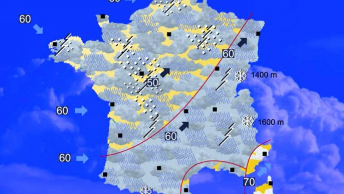 Météo 21 avril 2012: Prévisions du week-end et tendances à 15 jours: Pluie, douceur et orages !